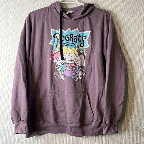 Nickelodeon Rugrats Purple Hoodie With Pockets Size 3XL 54-56 - Picture 1 of 5